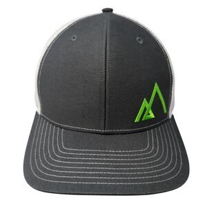 Empire Logo Snapback Mesh Back Trucker Hat Gray One Size Adjustable